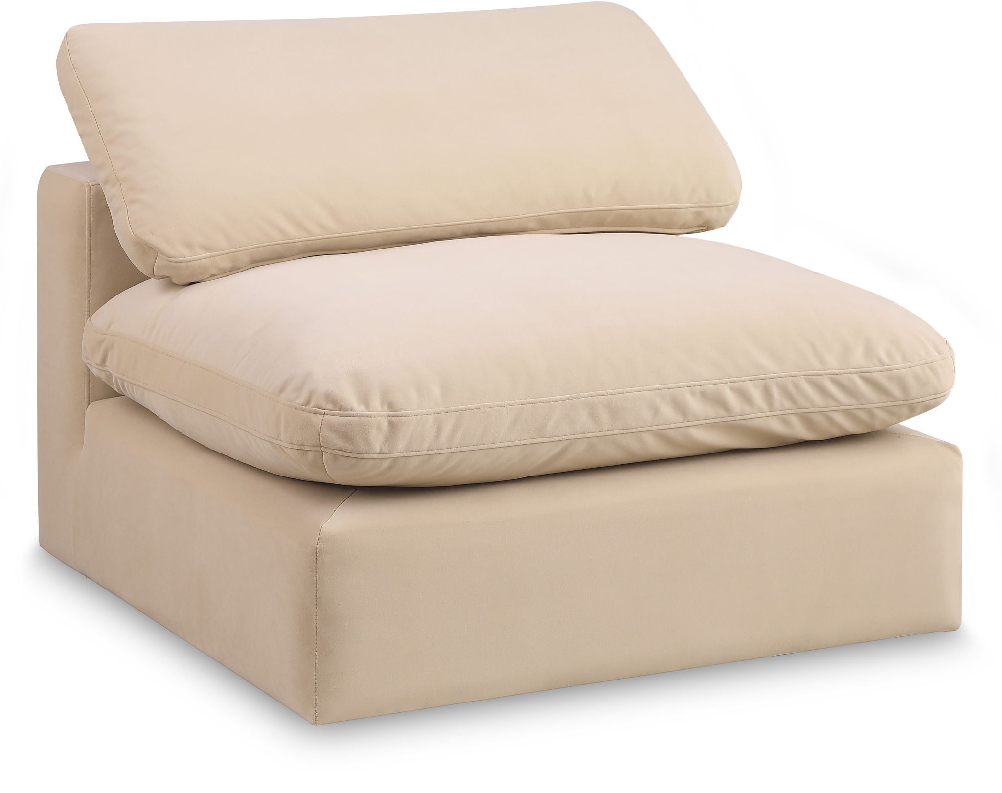 Comfy - Velvet Armless Chair - Urban Living Furniture (Los Angeles, CA)