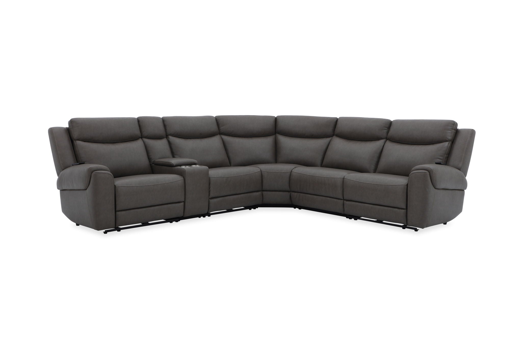 Momentum - Power Right Arm Facing Zero Gravity Recliner With Heat And Massage - Dark Granite - Urban Living Furniture (Los Angeles, CA)