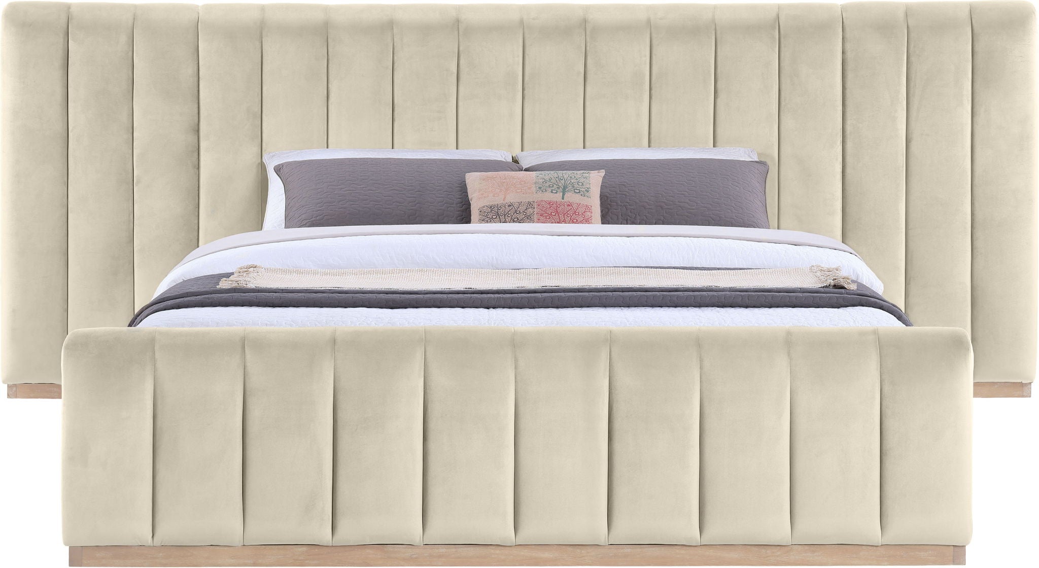 Amara - Velvet Upholstered Bed - Urban Living Furniture (Los Angeles, CA)