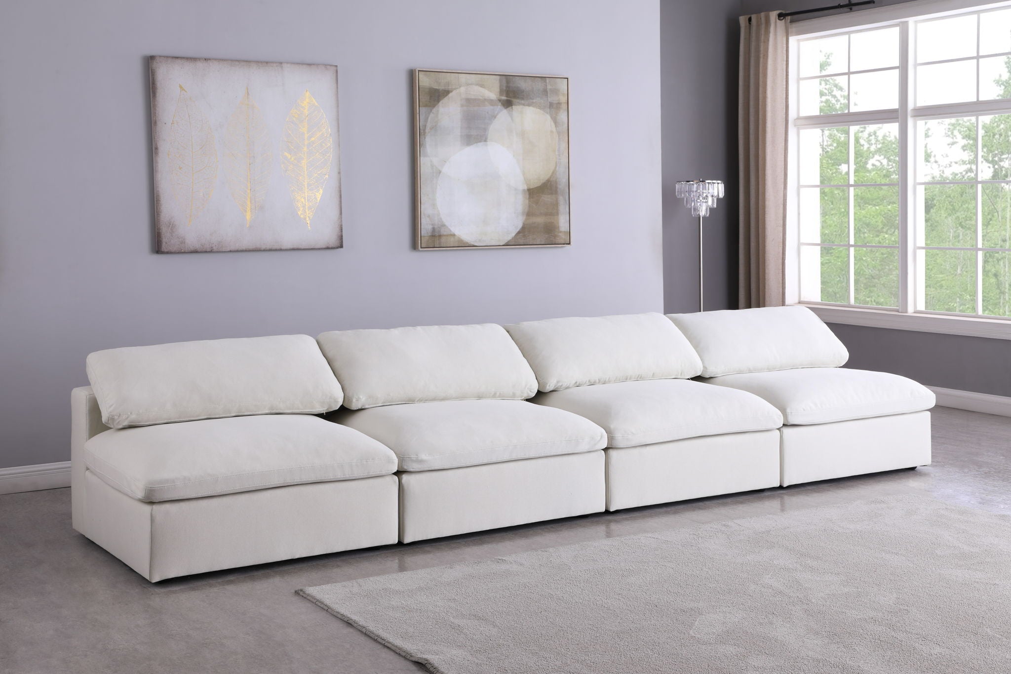 Serene - Modular Armless 4 Seat Sofa - Urban Living Furniture (Los Angeles, CA)