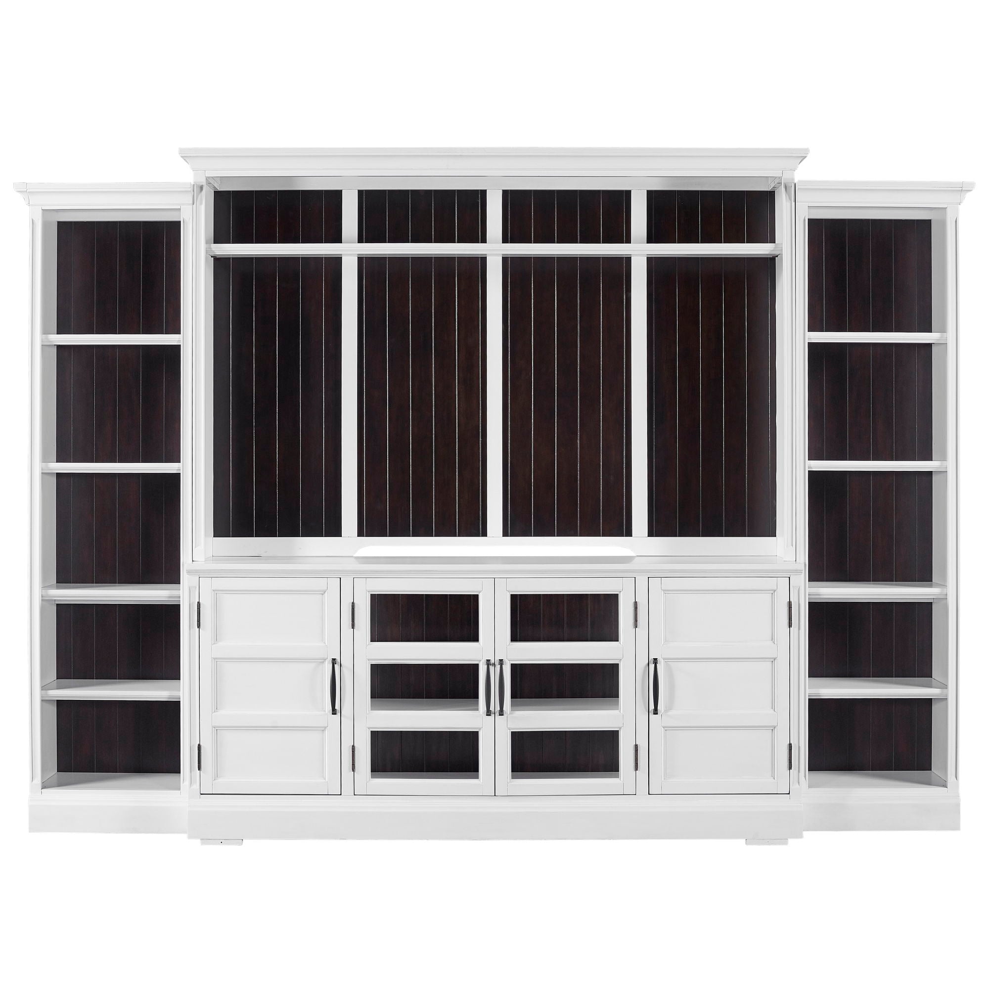 Shoreham - 4 Piece Entertainment Wall - Effortless White - Urban Living Furniture (Los Angeles, CA)