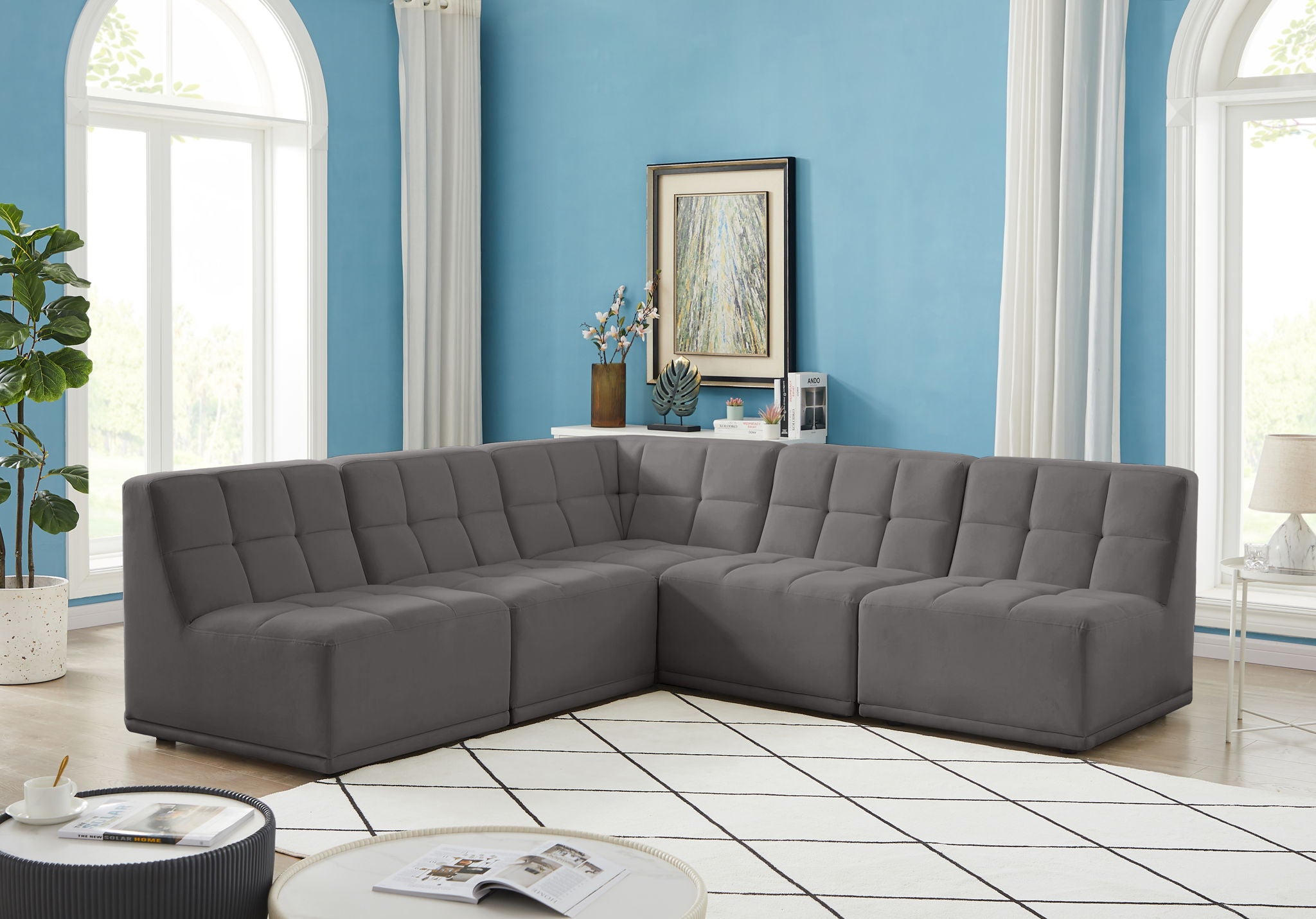 Relax - 5 Piece Modular Sectional - Urban Living Furniture (Los Angeles, CA)