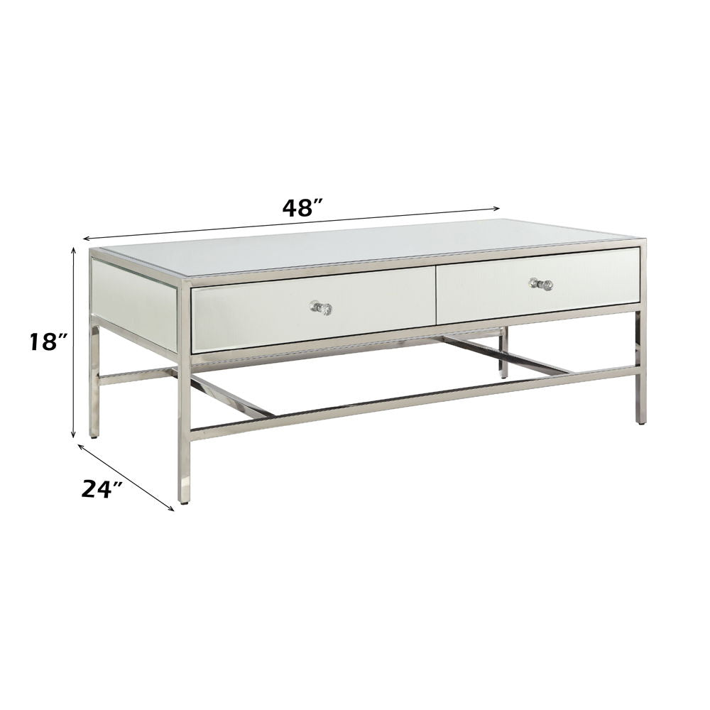 Weigela - Coffee Table - Mirrored & Chrome - Urban Living Furniture (Los Angeles, CA)