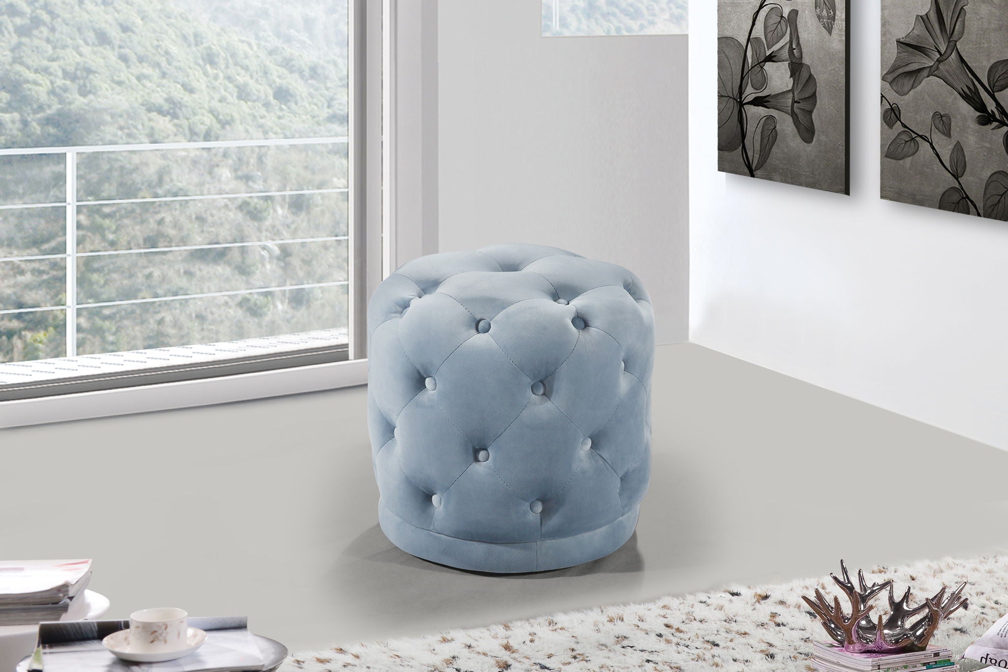 Harper - Stool Ottoman - Urban Living Furniture (Los Angeles, CA)