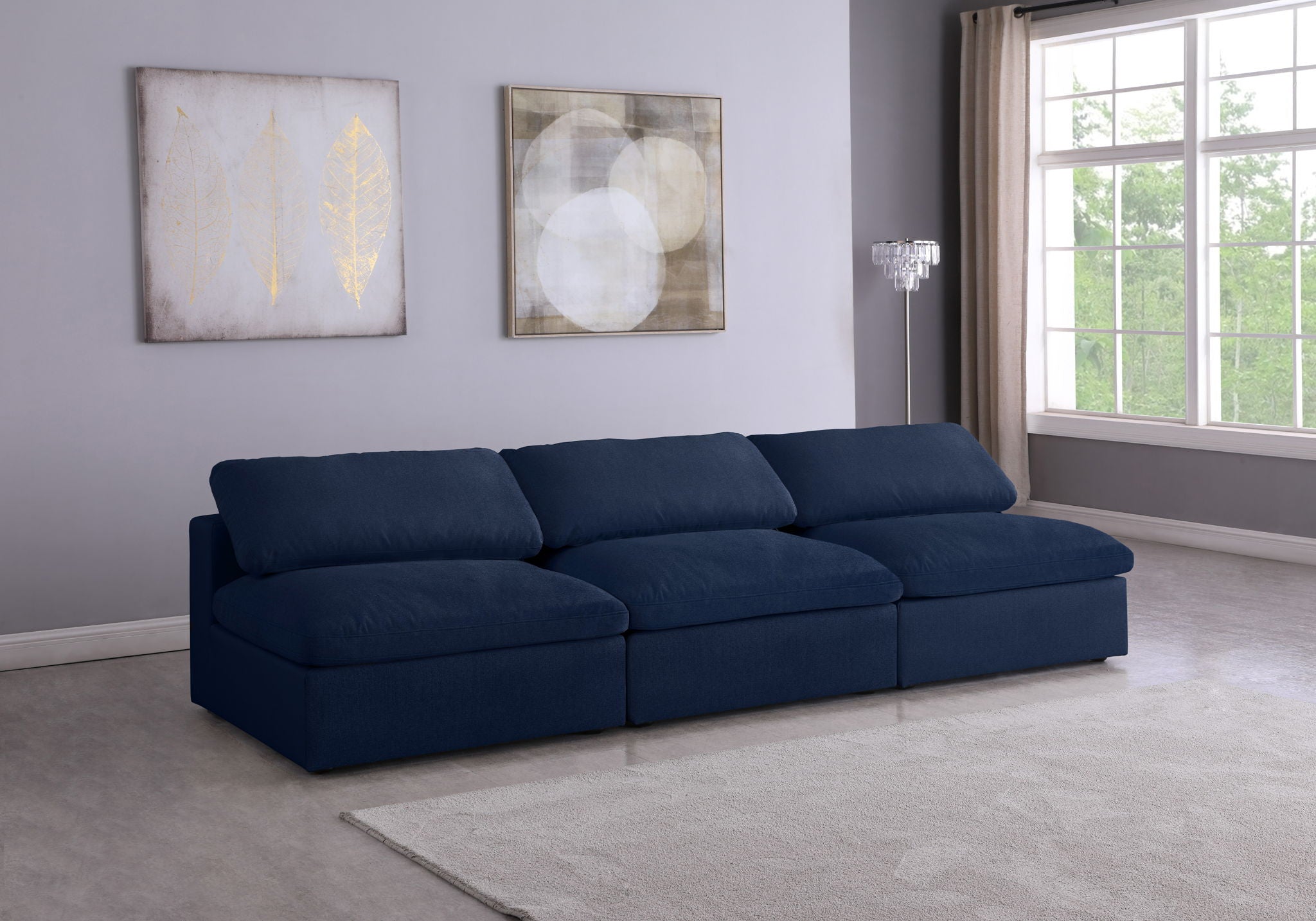 Serene - Modular Armless 3 Seat Sofa - Urban Living Furniture (Los Angeles, CA)