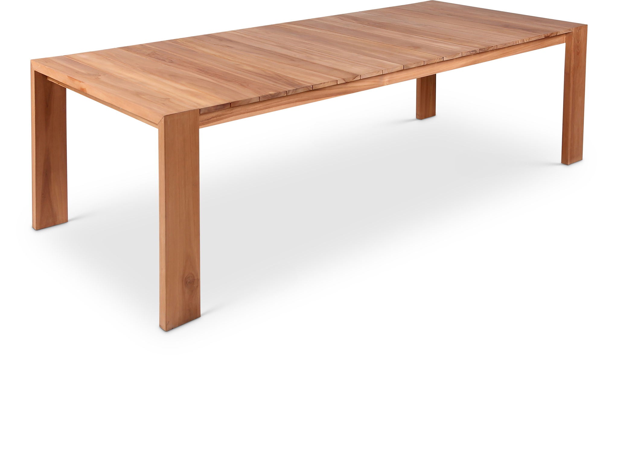 Tulum - Teak Outdoor Patio Dining Table - Natural - Urban Living Furniture (Los Angeles, CA)