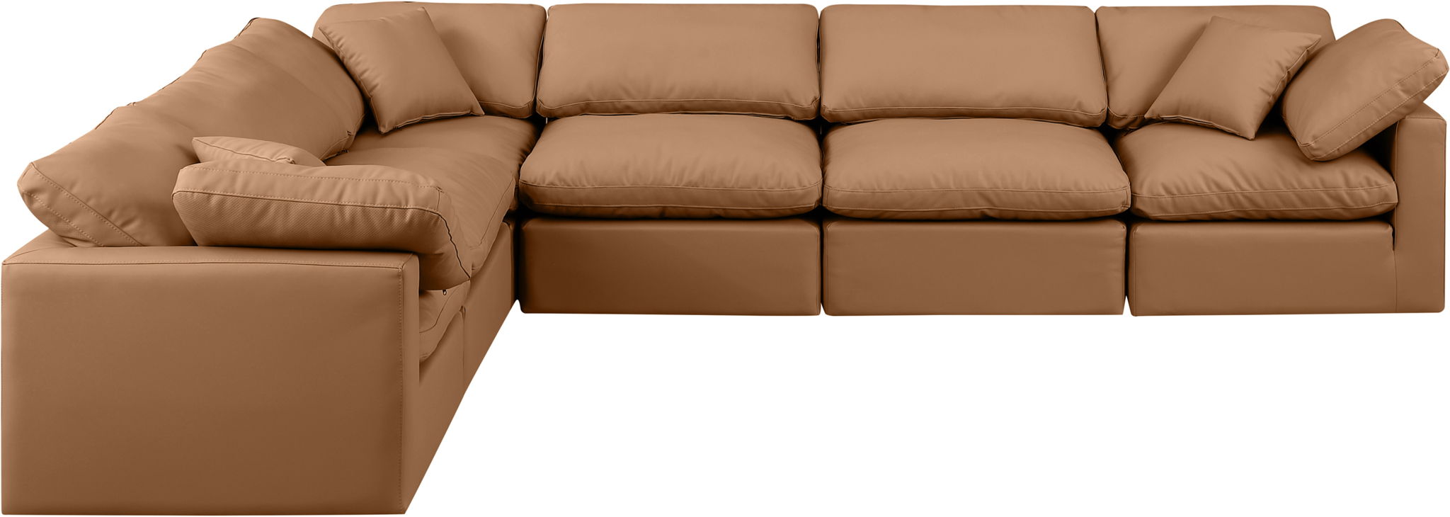 Indulge - Faux Leather 6 Piece Modular Corner Sectional - Urban Living Furniture (Los Angeles, CA)