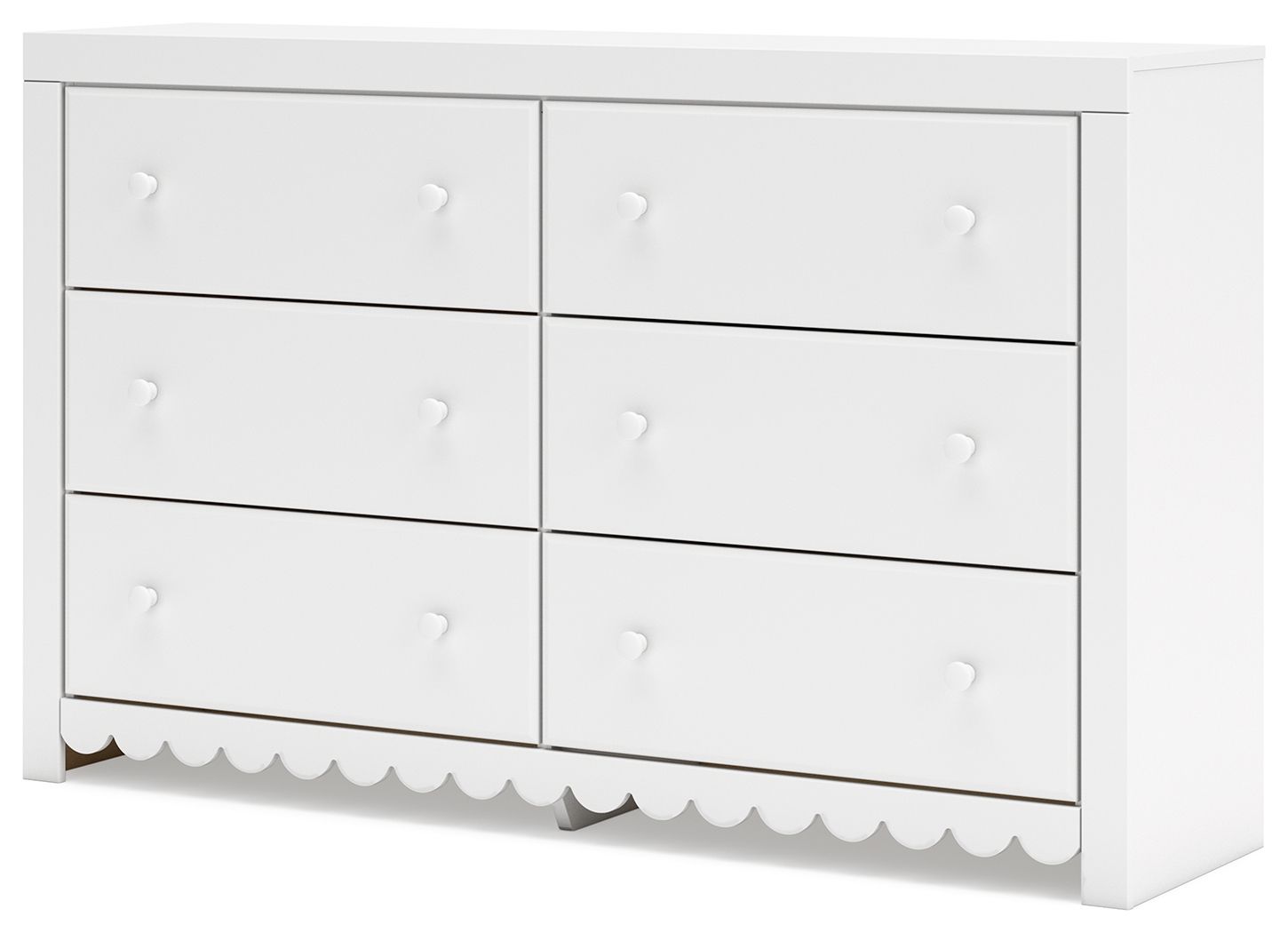 Mollviney - White - Six Drawer Dresser - Urban Living Furniture (Los Angeles, CA)