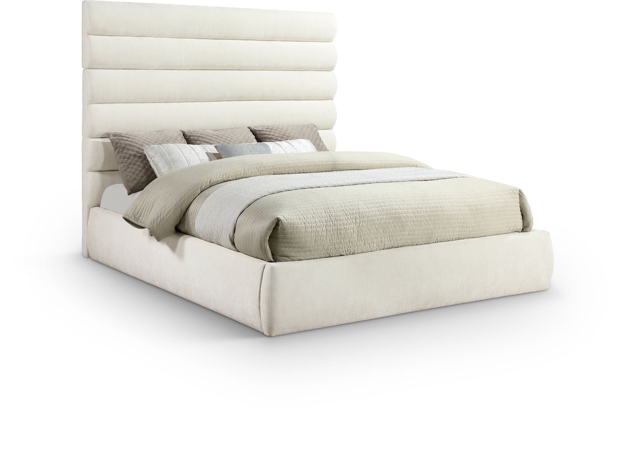 Adam - Chenille Fabric Bed With 70.5" Headboard - Urban Living Furniture (Los Angeles, CA)