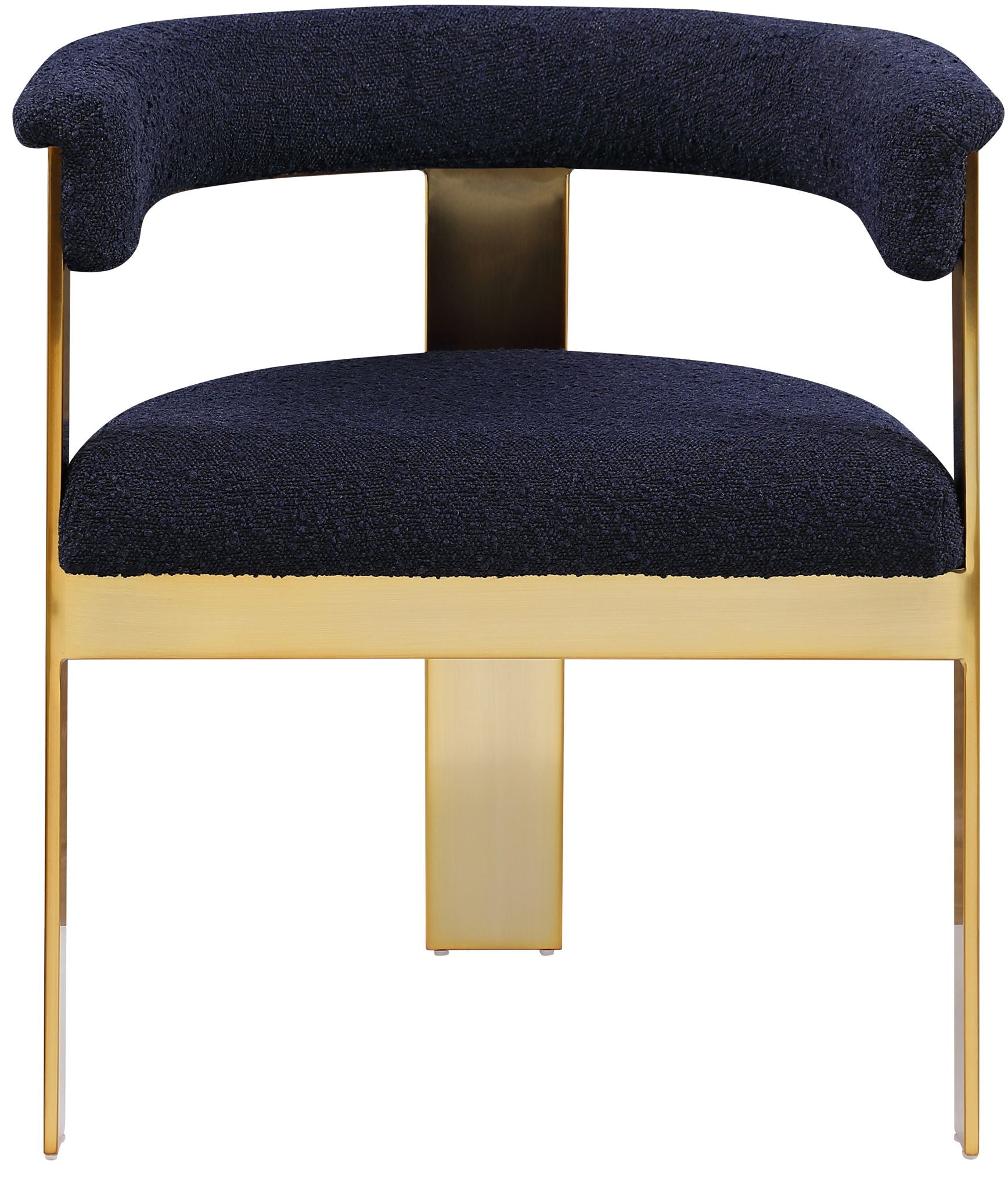 Romeo - Boucle Dining Chair With Gold Base (Set of 2) - Urban Living Furniture (Los Angeles, CA)
