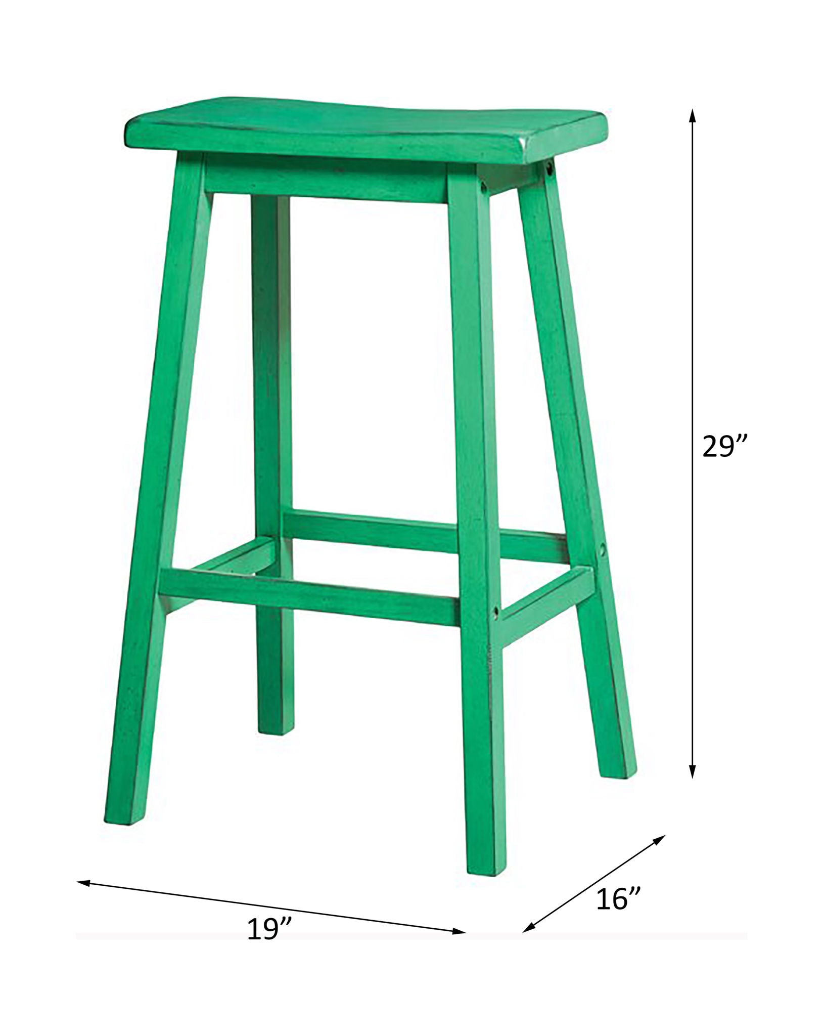 Gaucho - Bar Stool (Set of 2) - Antique Green