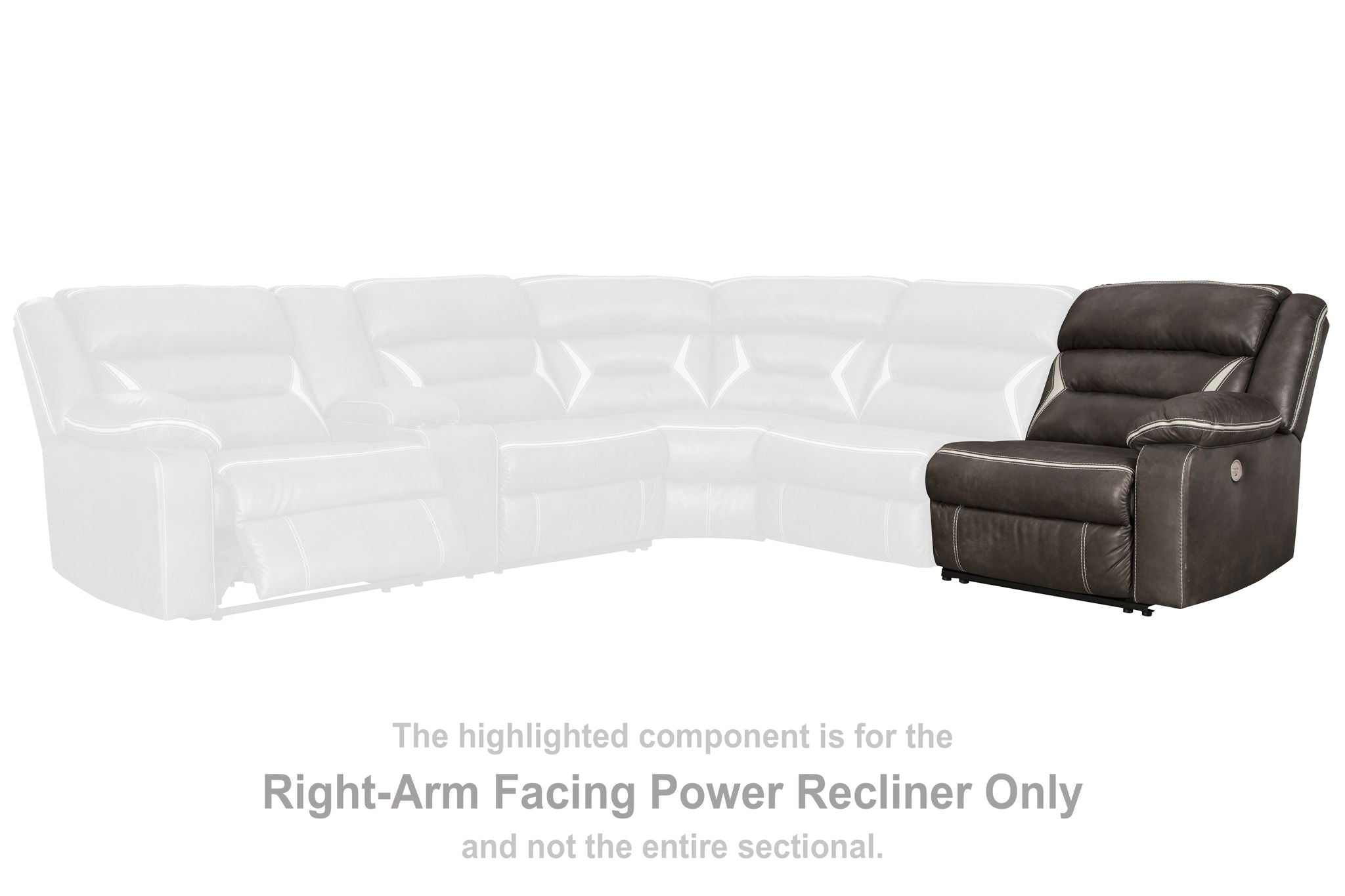 Kincord - Midnight - Raf Zero Wall Power Recliner - Urban Living Furniture (Los Angeles, CA)