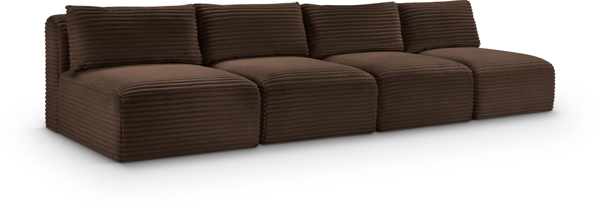 Shaggy - 4 Seat Modular Armless Sofa - Urban Living Furniture (Los Angeles, CA)