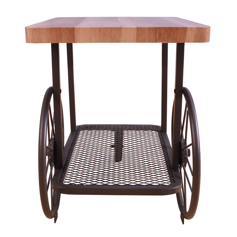 Francie - End Table - Oak & Antique Gray - Urban Living Furniture (Los Angeles, CA)