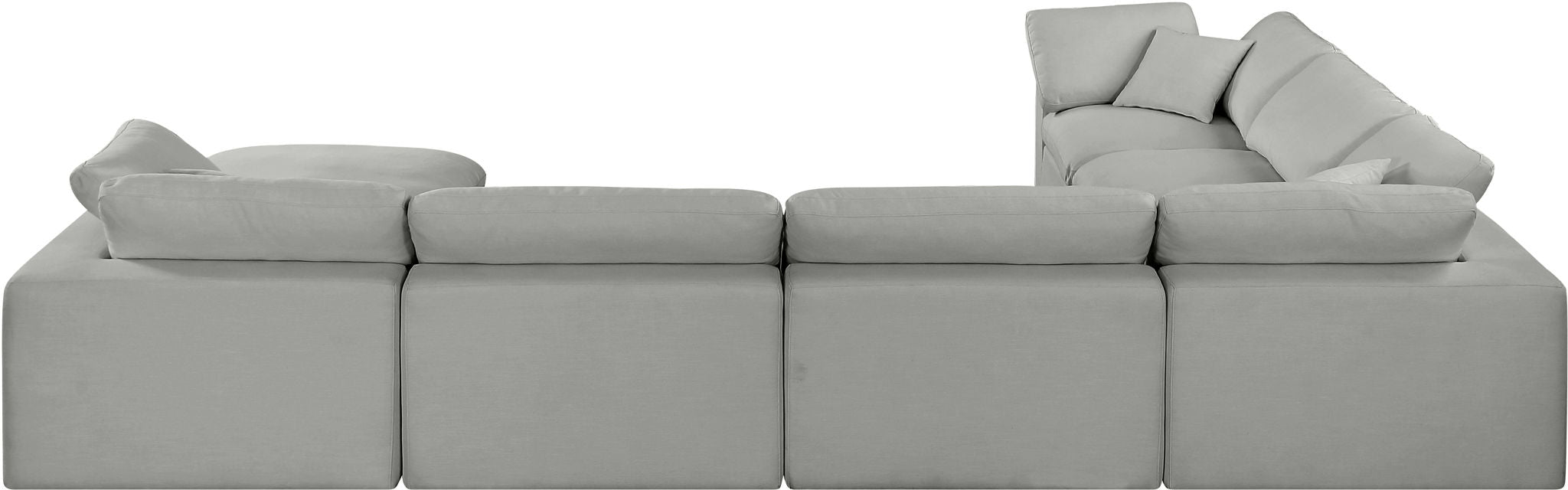 Comfy - 7 Piece Linen Modular Sectional With Chaise - Urban Living Furniture (Los Angeles, CA)