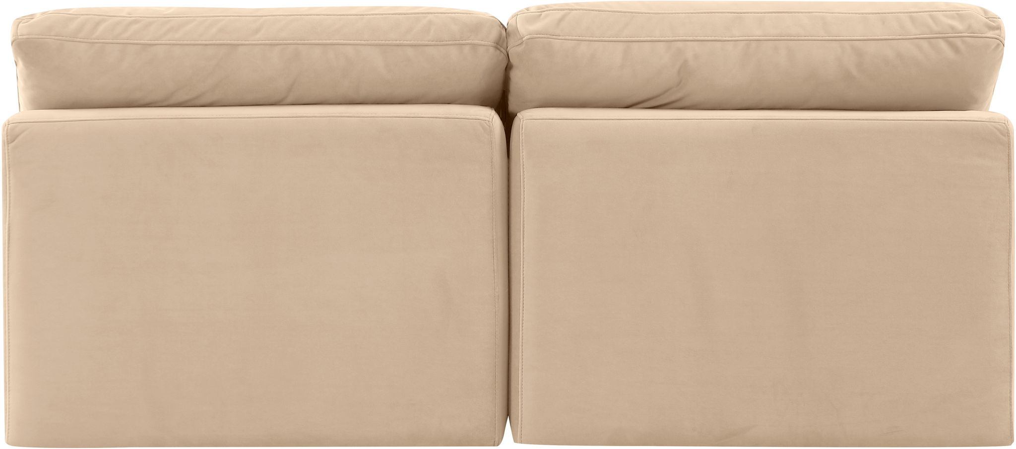 Indulge - Velvet 2 Seat Modular Armless Sofa - Urban Living Furniture (Los Angeles, CA)