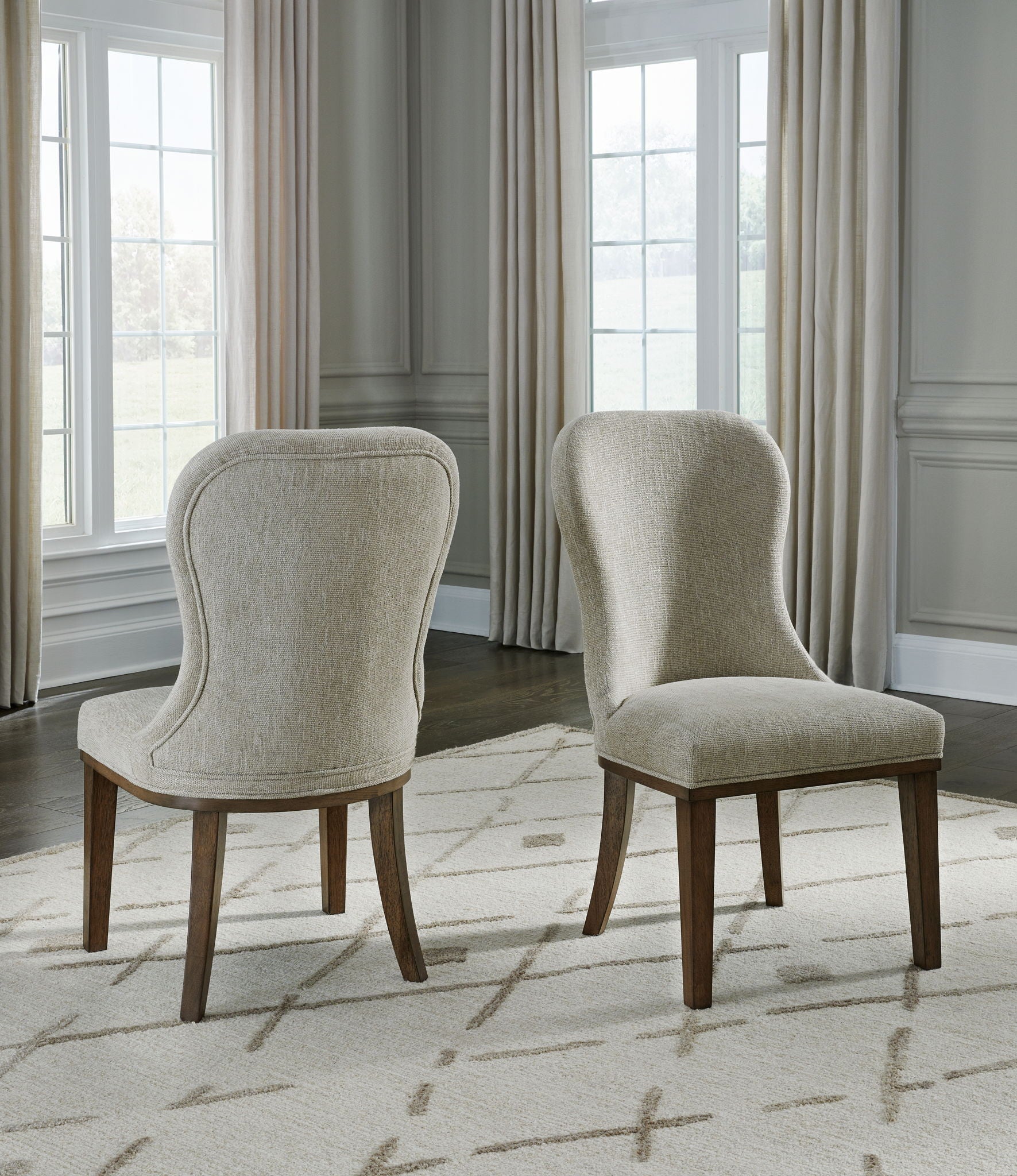 Sturlayne - Brown - Dining Upholstered Side Chair (Set of 2) - Urban Living Furniture (Los Angeles, CA)