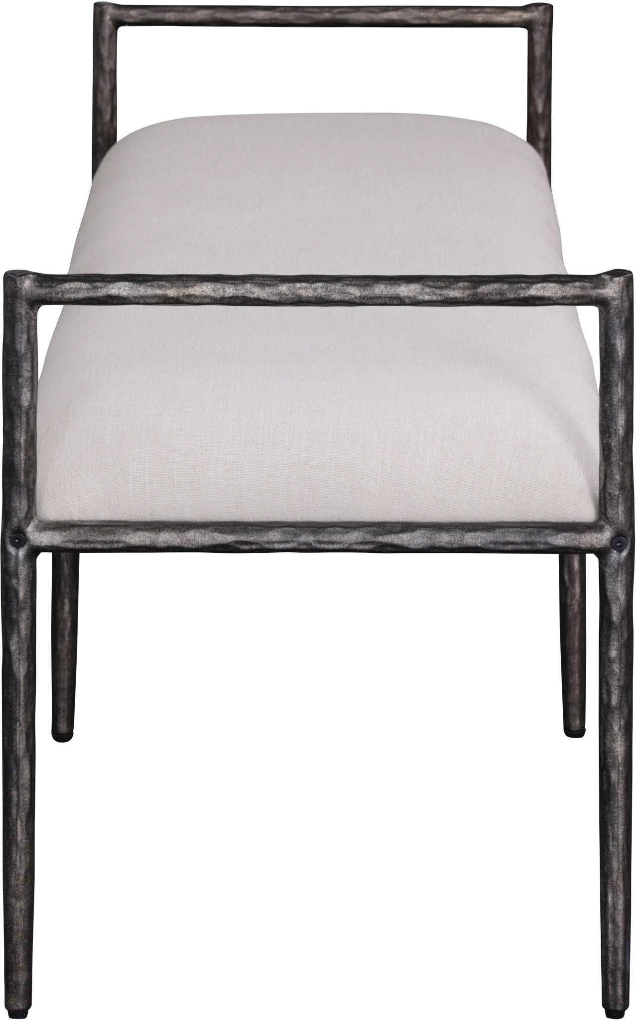 Axis - Linen Textured Beige Fabric Upholstered Bench - Urban Living Furniture (Los Angeles, CA)