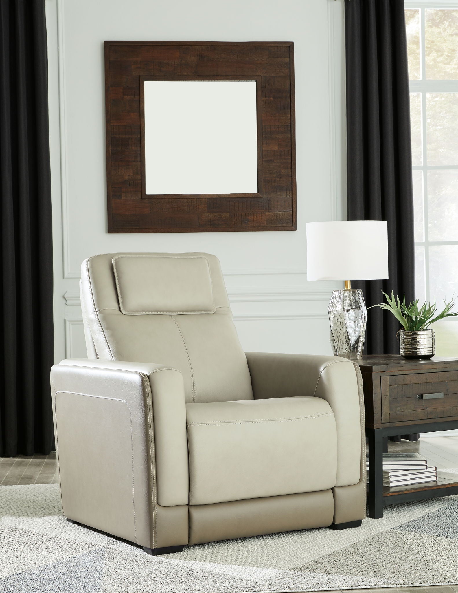 Battleville - Almond - PWR Recliner/Adj Headrest - Urban Living Furniture (Los Angeles, CA)