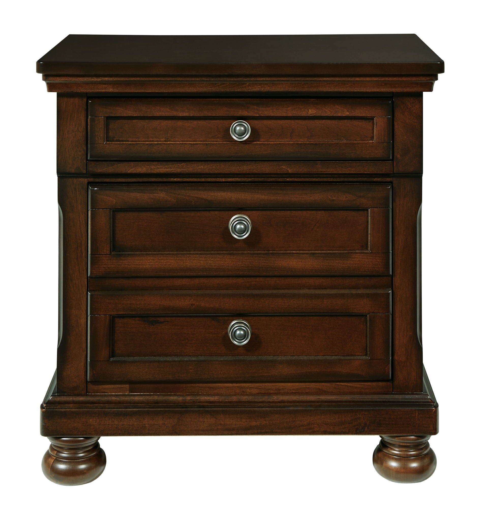 Porter - Dark Brown - Two Drawer Night Stand - Urban Living Furniture (Los Angeles, CA)