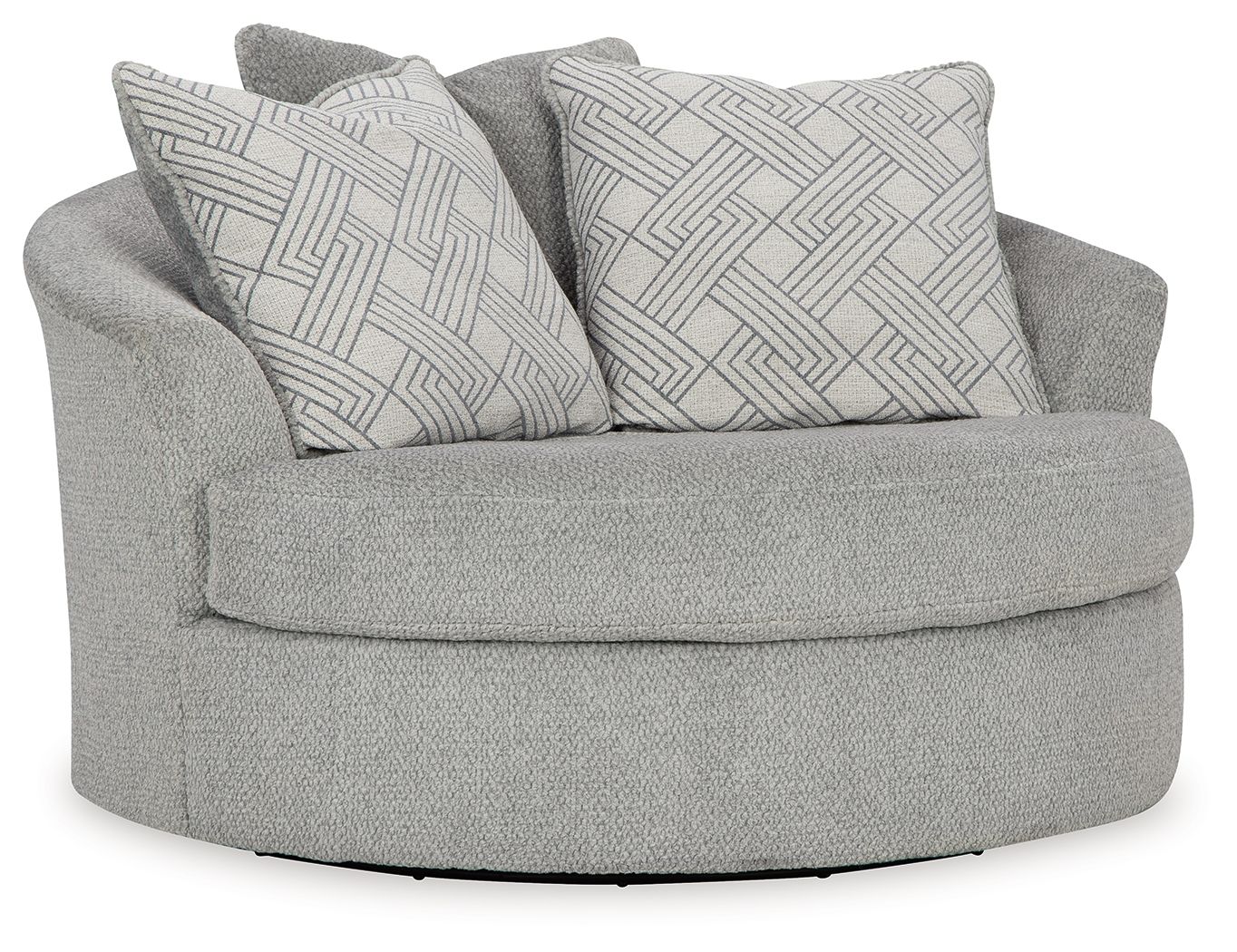 Casselbury - Cement - Oversized Swivel Accent Chair - Urban Living Furniture (Los Angeles, CA)
