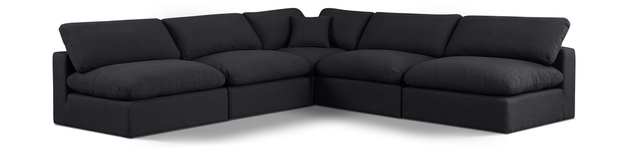 Comfy - 5 Piece Linen Modular Corner Armless Sectional - Urban Living Furniture (Los Angeles, CA)