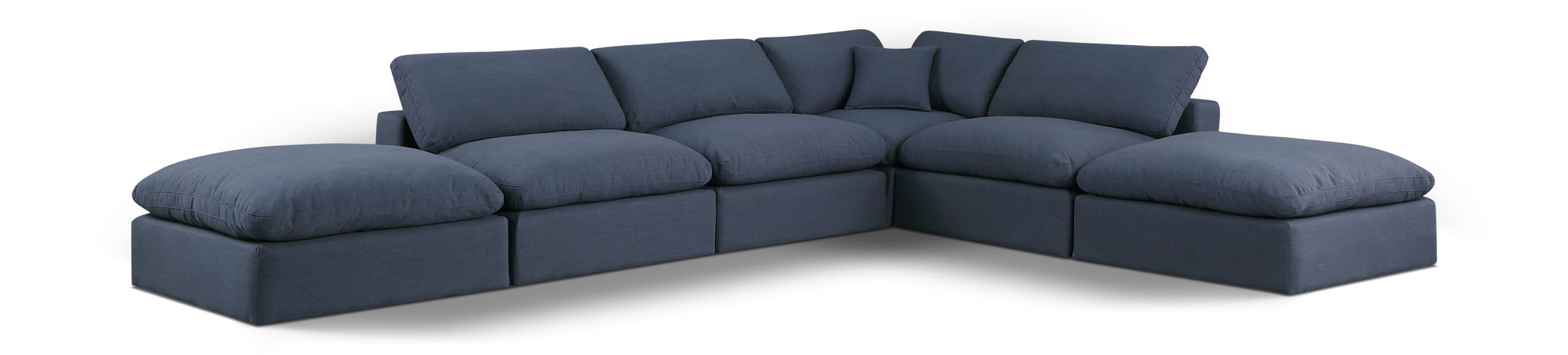 Comfy - 6 Piece Linen Modular Sectional - Urban Living Furniture (Los Angeles, CA)