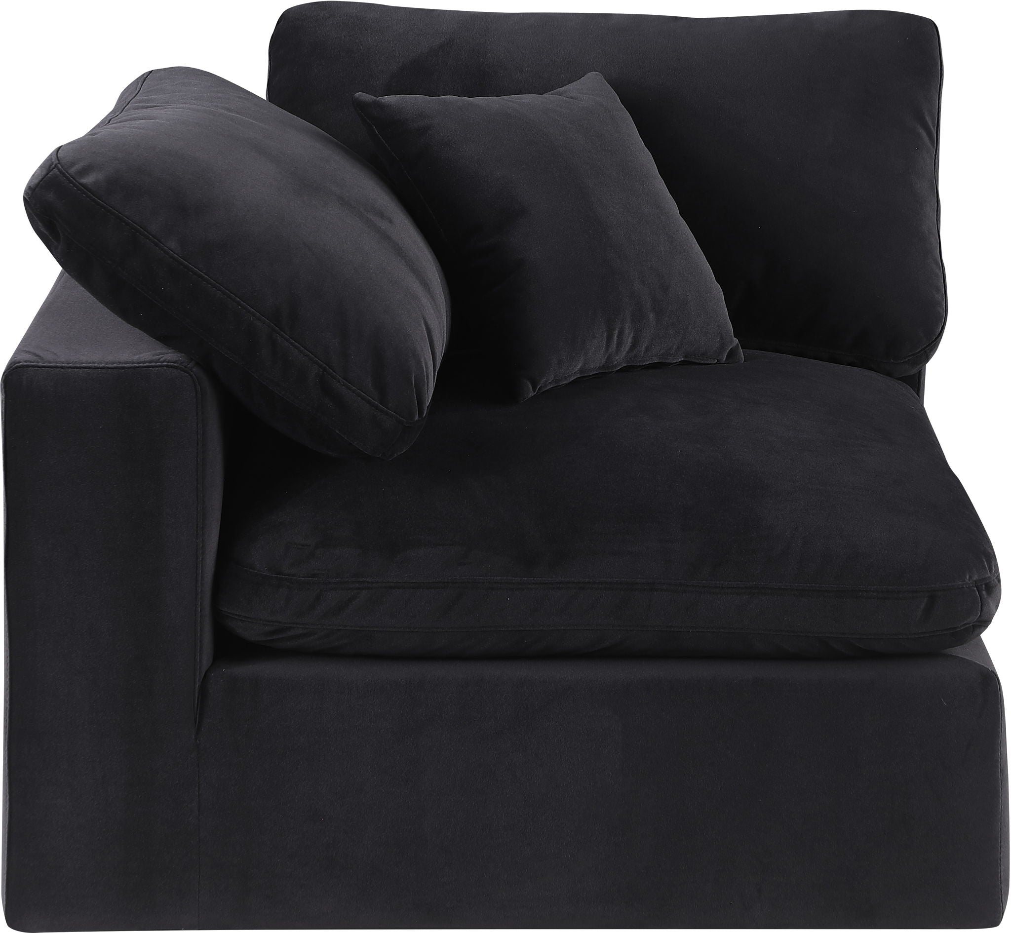 Comfy - Velvet Corner Chair - Urban Living Furniture (Los Angeles, CA)