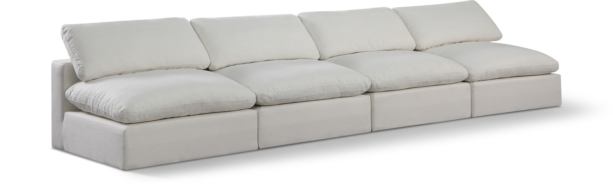 Comfy - Linen Modular Armless Sofa 4 Seats - Urban Living Furniture (Los Angeles, CA)