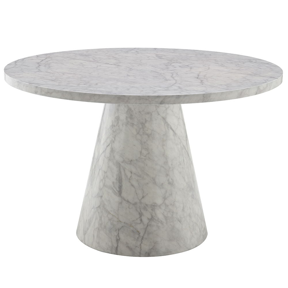 Kacey - Round Dining Table - Engineered Stone Finish - Urban Living Furniture (Los Angeles, CA)