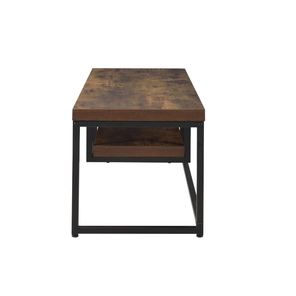Bob - TV Stand - Weathered Oak & Black Metal - Urban Living Furniture (Los Angeles, CA)
