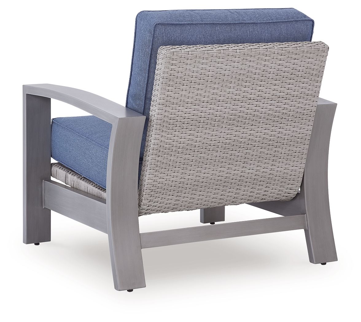 Half Moon Beach - Spring Lounge Chair - Blue / Gray - Urban Living Furniture (Los Angeles, CA)