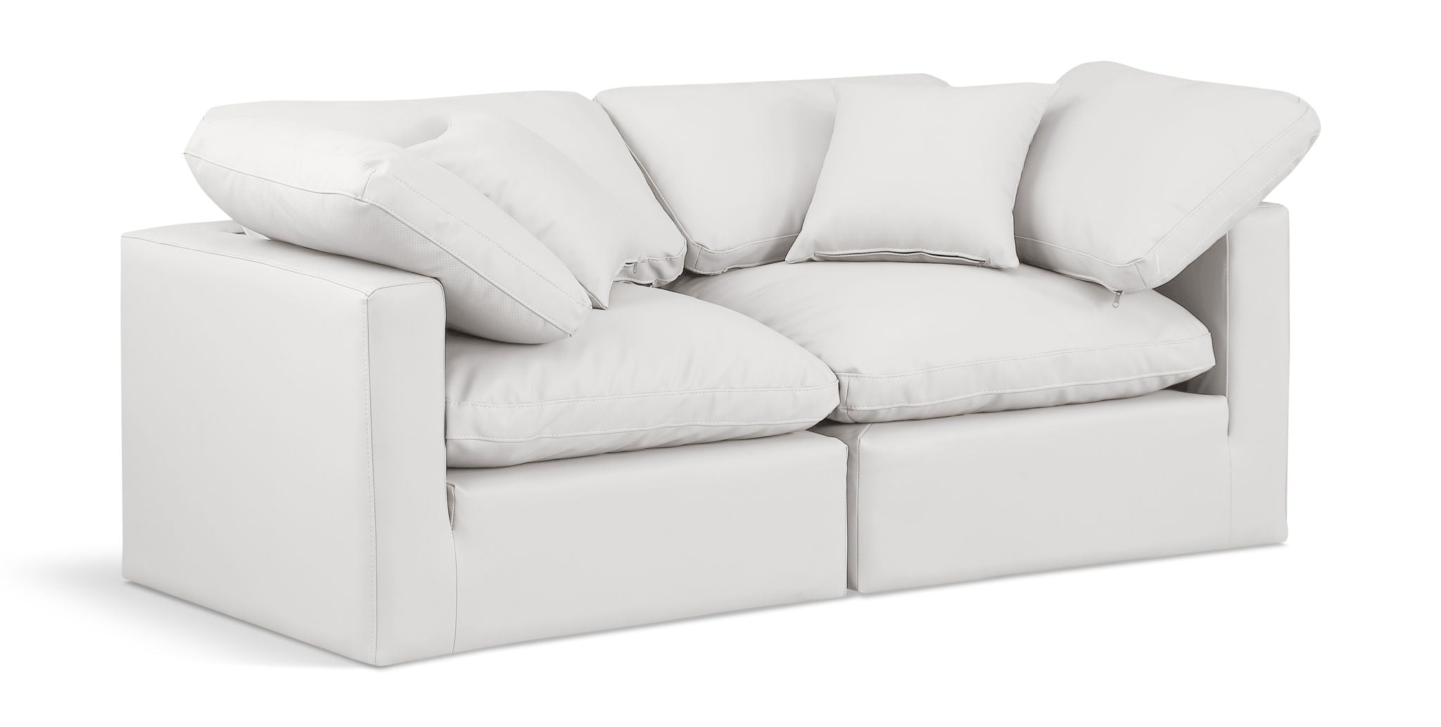Indulge - Faux Leather 2 Seat Modular Sofa - Urban Living Furniture (Los Angeles, CA)