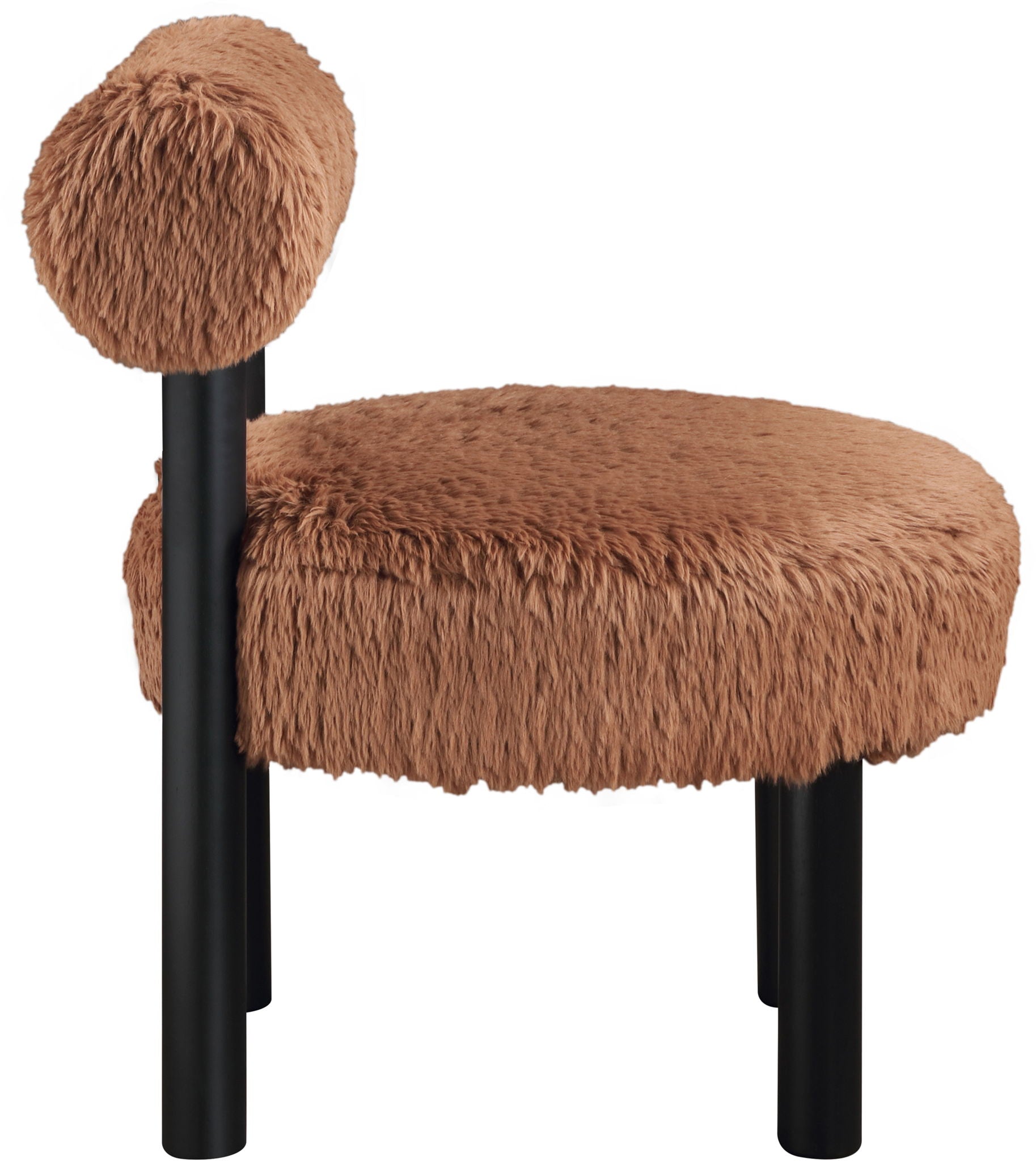 Ambre - Vegan Shearling Fabric Upholstered Accent Chair - Urban Living Furniture (Los Angeles, CA)