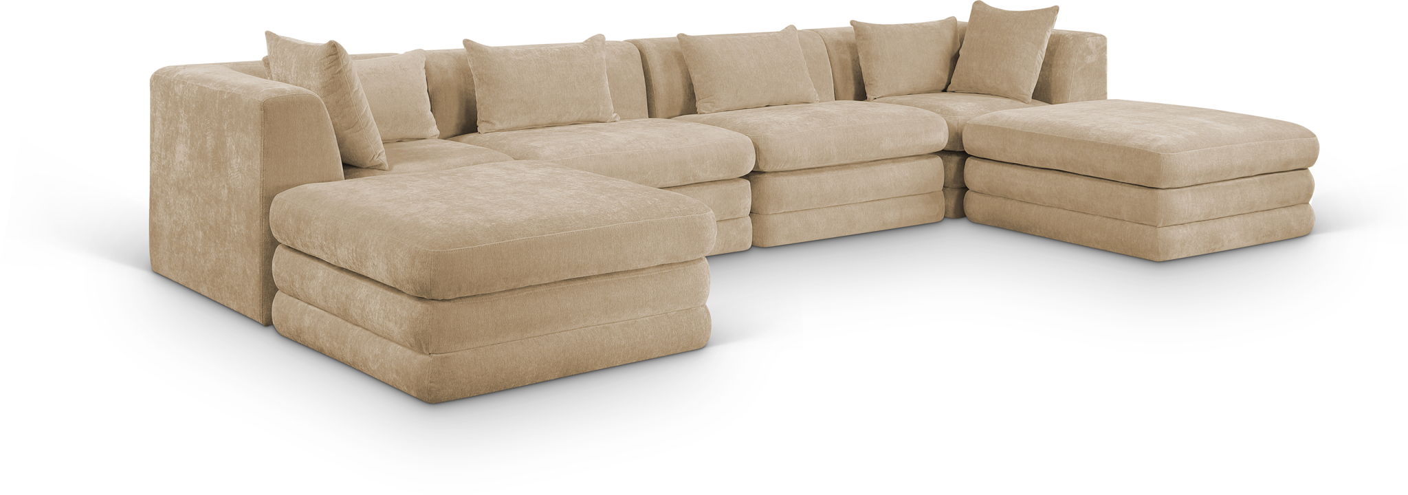 Stellar - 6 Piece Upholstered Modular Sectional - Urban Living Furniture (Los Angeles, CA)