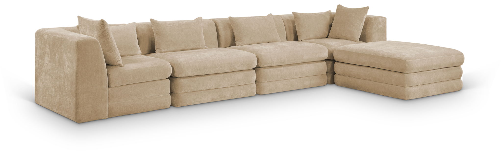 Stellar - 5 Piece Upholstered Modular Sectional - Urban Living Furniture (Los Angeles, CA)