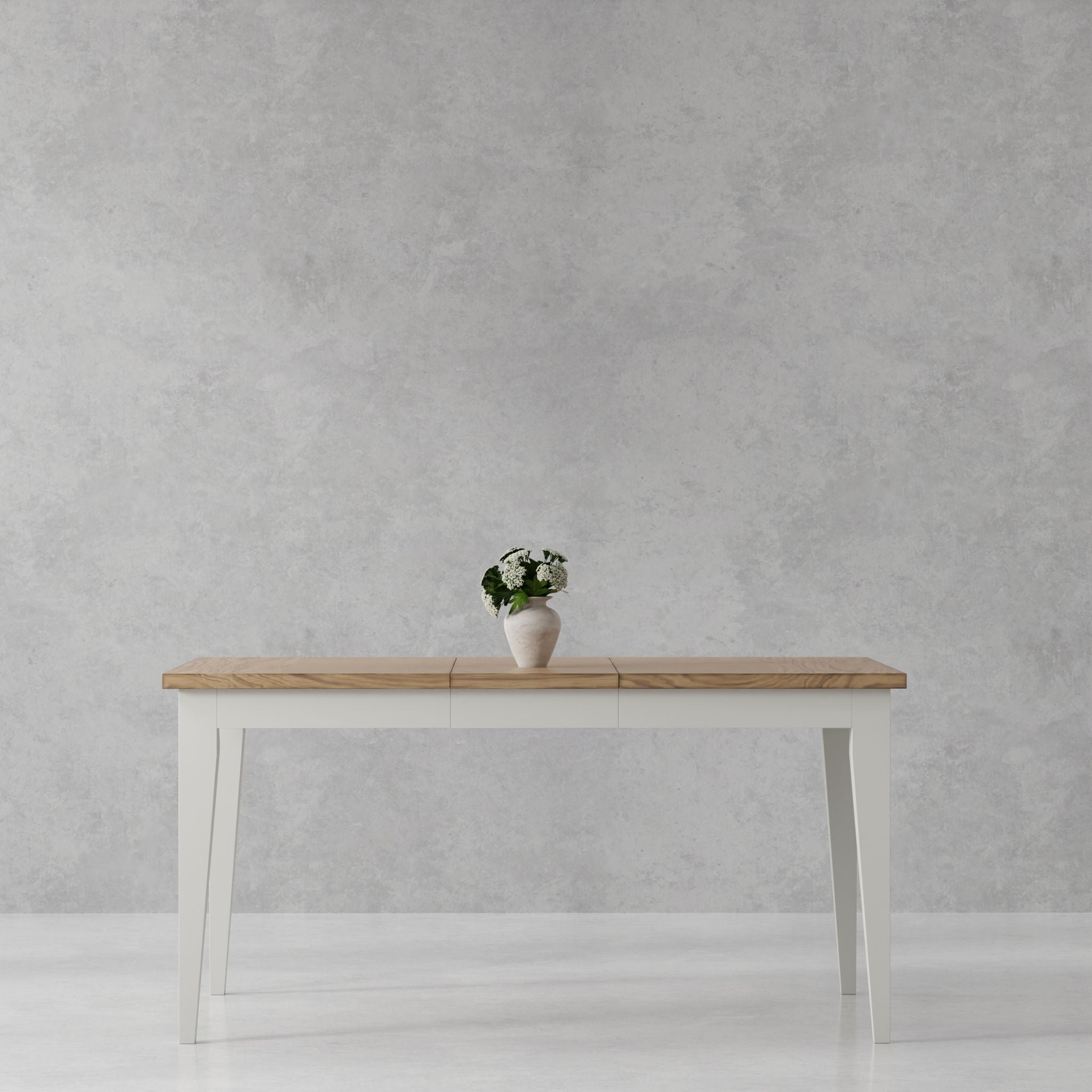 Americana Modern Dining - Rectangular Extendable Dining Table With 6 Upholstered Dining Chairs - Cotton - Urban Living Furniture (Los Angeles, CA)