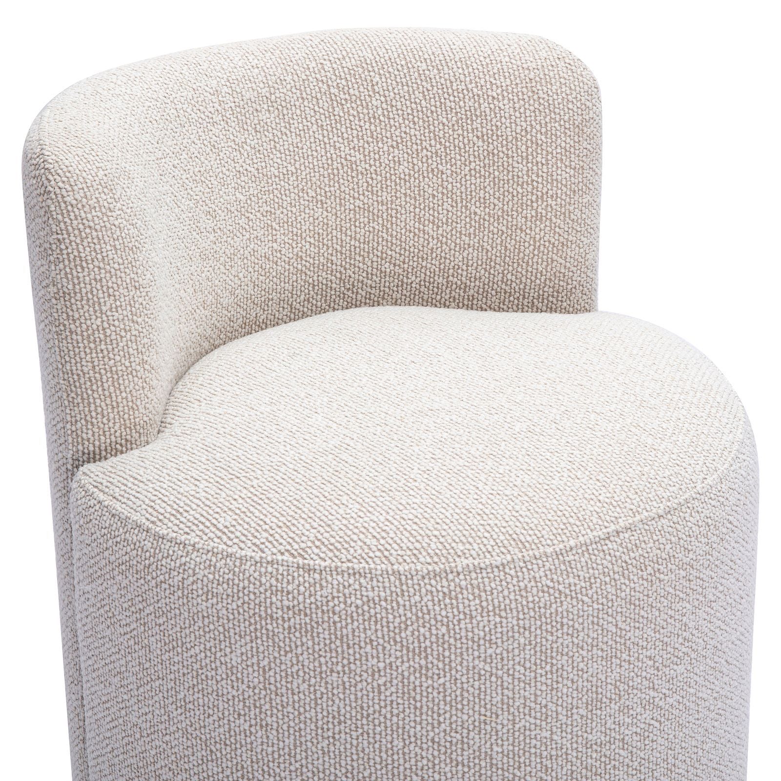 Hakuna - Performance Boucle Desk Chair - Cream - Urban Living Furniture (Los Angeles, CA)