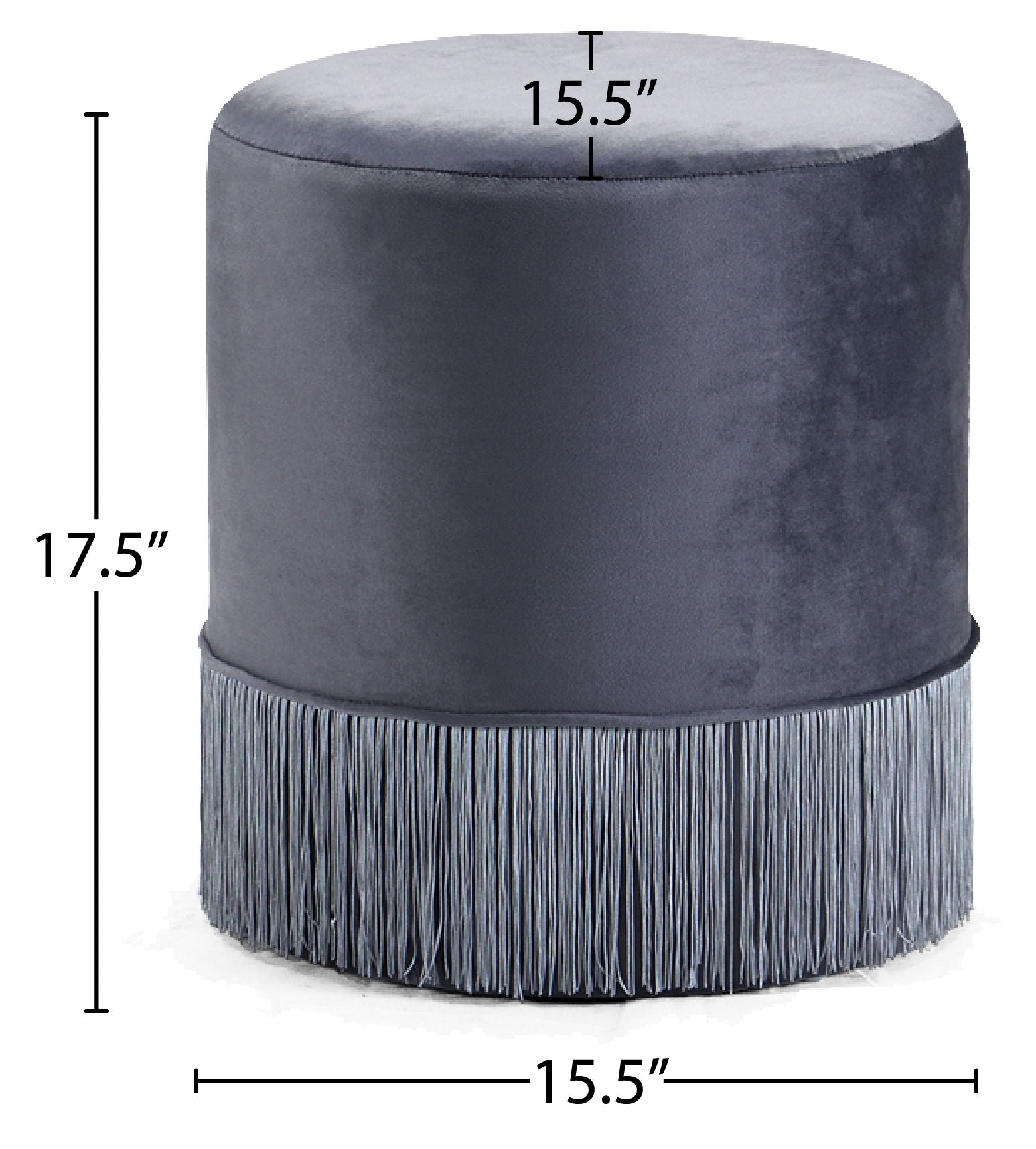 Teddy - Stool Ottoman - Urban Living Furniture (Los Angeles, CA)