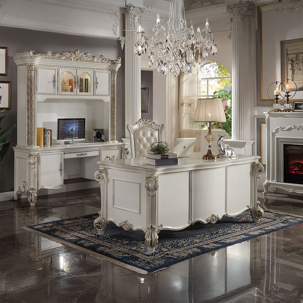 Vendome - Executive Writing Desk - Antique Pearl - Urban Living Furniture (Los Angeles, CA)