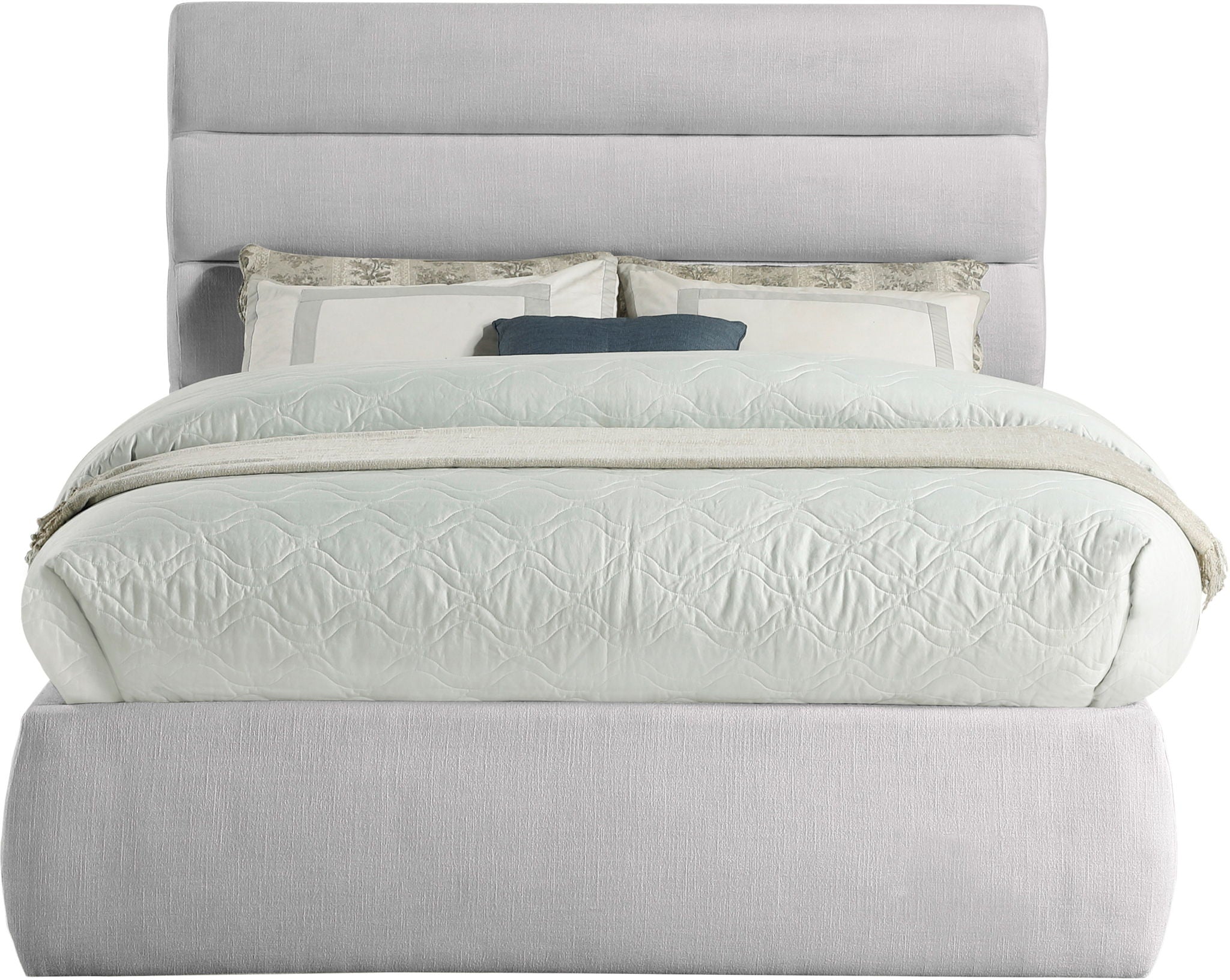 Adam - Linen Fabric Bed With 52" Headboard - Urban Living Furniture (Los Angeles, CA)