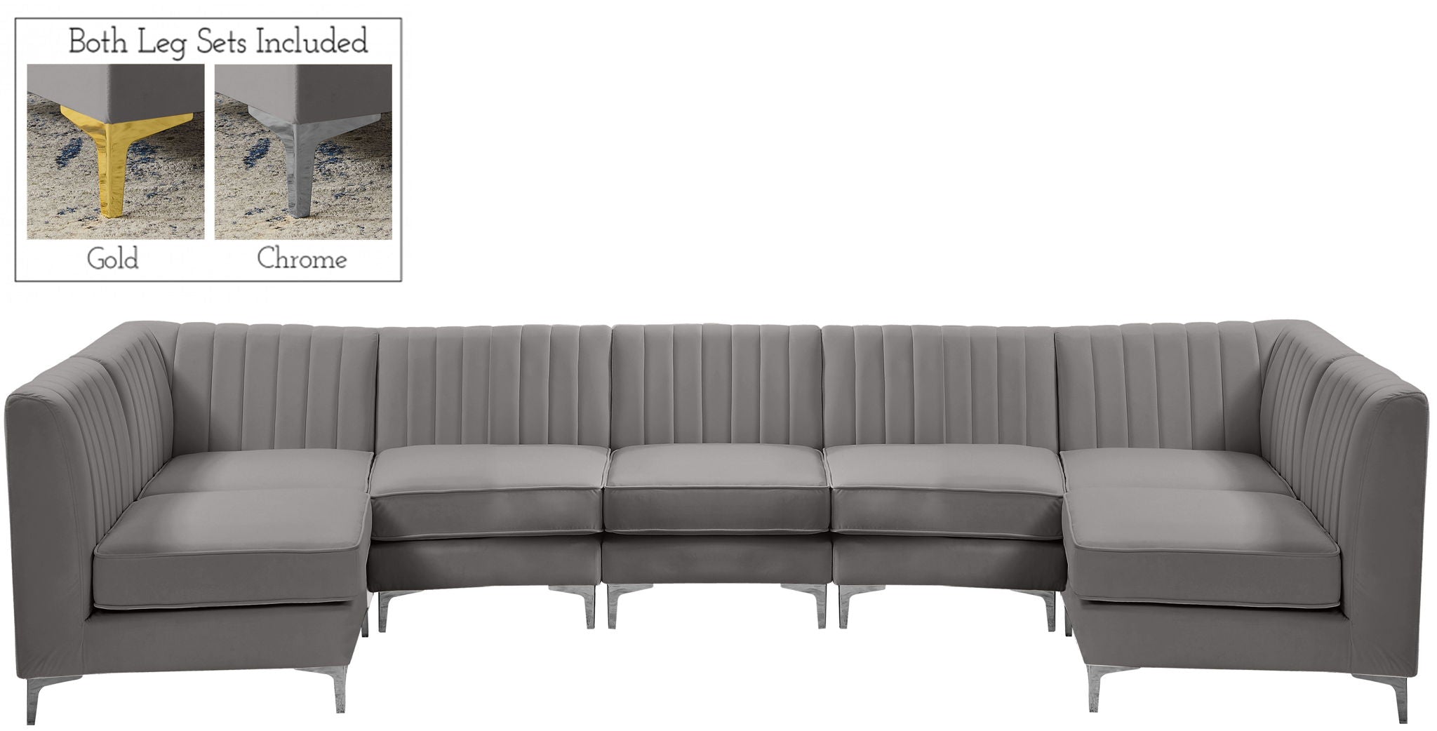 Alina - 7 Piece Modular Sectional - Urban Living Furniture (Los Angeles, CA)
