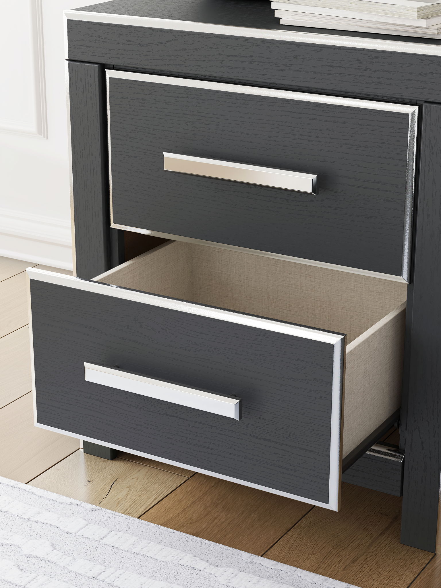 Zuraleus - Two Drawer Night Stand - Urban Living Furniture (Los Angeles, CA)