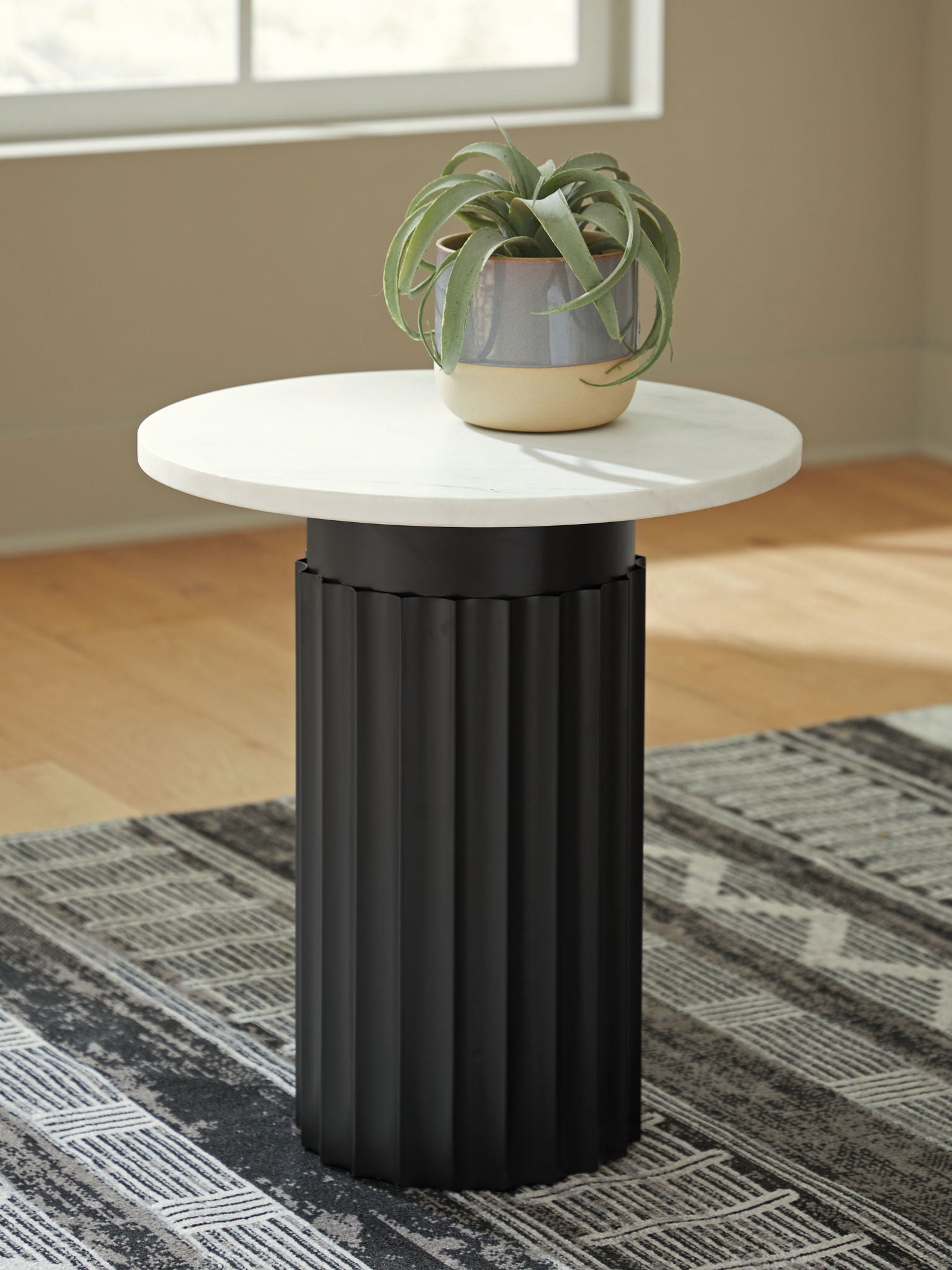 Wainstone - Black / White - Accent Table - Urban Living Furniture (Los Angeles, CA)