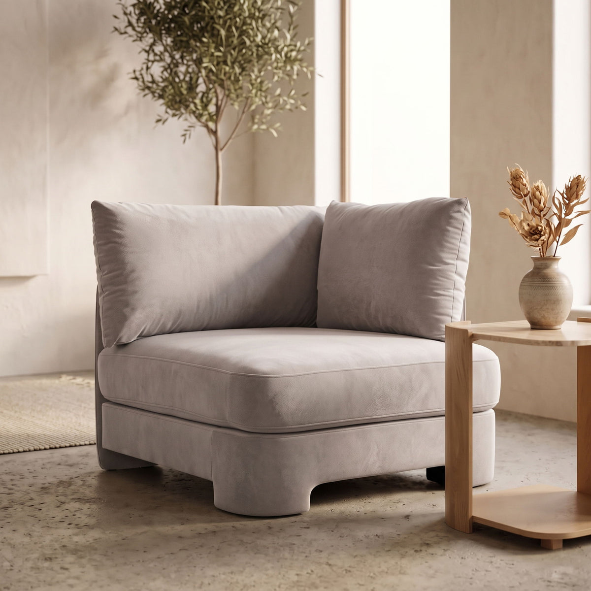 Hammond - Velvet Performance Fabric Upholstered Chair
