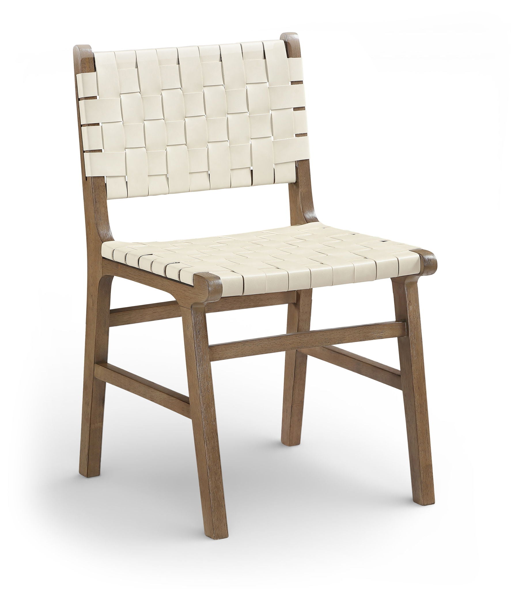 Entwine - Vegan Leather Upholstered Dining Chair - Painted Brown - Urban Living Furniture (Los Angeles, CA)