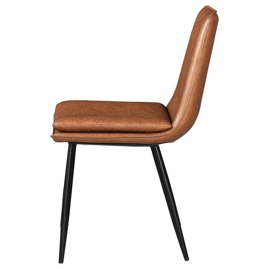 Ortega - Upholstered Dining Side Chair (Set of 2) - Coffee - Urban Living Furniture (Los Angeles, CA)