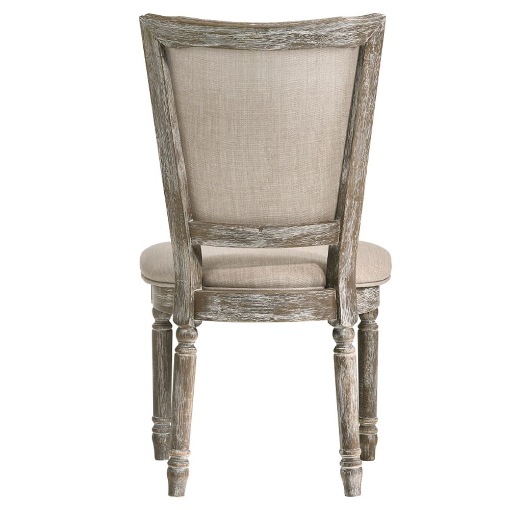 Gabrian - Fabric Side Chair (Set of 2) - Two-Tone Beige & Reclaimed Gray - Urban Living Furniture (Los Angeles, CA)