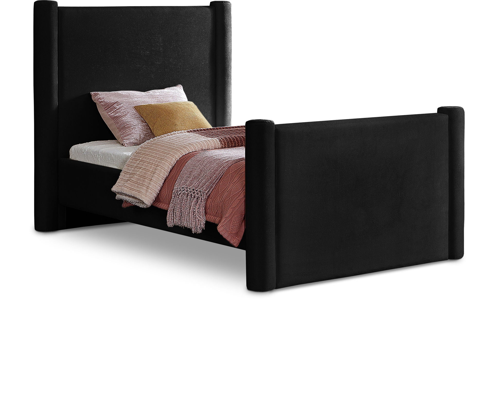 Elias - Velvet Bed - Urban Living Furniture (Los Angeles, CA)