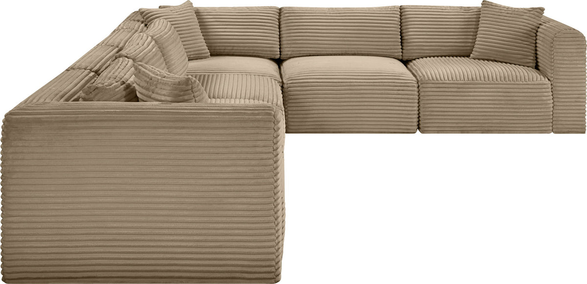 Shaggy - Fabric 6 Piece Modular Corner Sectional - Urban Living Furniture (Los Angeles, CA)